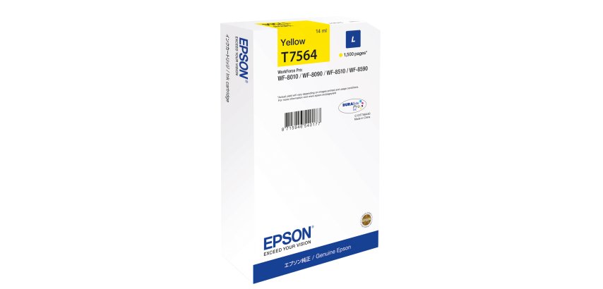 Epson - Tanica - Giallo - T7564 - C13T75644N  - 14ml