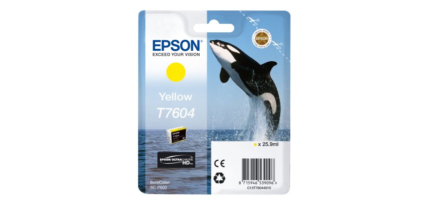 Epson - Cartuccia ink - Giallo - T7604 - C13T76044010 - 25,9ml