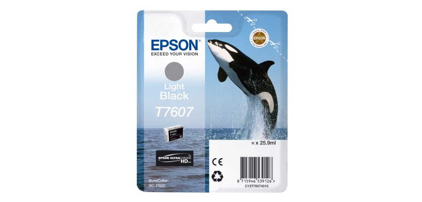 Epson - Cartuccia ink - Nero chiaro - T7607 - C13T76074010 - 25,9ml