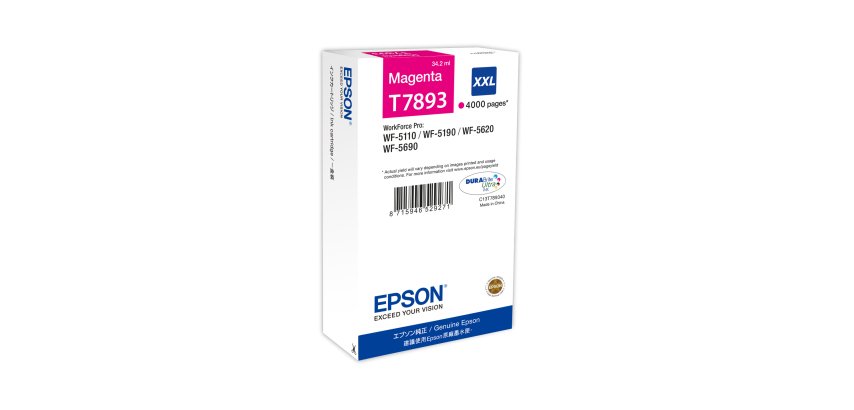 Epson - Tanica - Magenta - T7893 - C13T789340 - 34,2ml