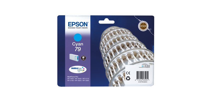 Epson - Tanica - 79 - Ciano - C13T79124010 - 6,5ml