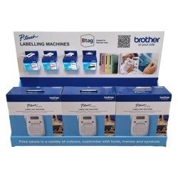 Brother - Bundle - 6 PTN10 - 9 BTAG231 - 3 BTAG231 - BTAG 335 - Espositore