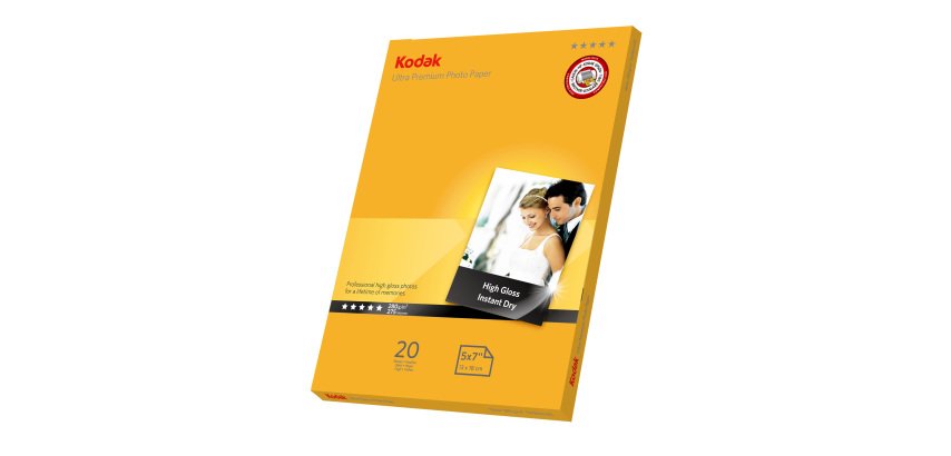 Kodak - Carta fotografica Ultra Premium Gloss - 13 x 18 cm - 280 gr - 20 fogli - 5740-089