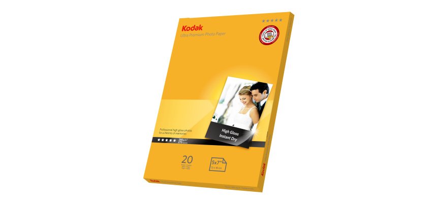 Kodak - Carta fotografica Ultra Premium Gloss - 13 x 18 cm - 280 gr - 20 fogli - 5740-089