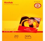 Kodak - Carta Fotografica Ultra Premium Gloss - A4 - 240 gr - 20 fogli - 5740-093