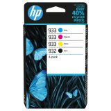 Hp 932/933 combo pack - 4-pack - black, yellow, cyan, magenta - original - ink cartridge