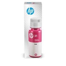 Hp - Flacone inchiostro originale - 31 - Magenta - 1VU27AE - 70 ml