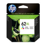 Hp 62xl - high yield - color (cyan, magenta, yellow) - original - ink cartridge