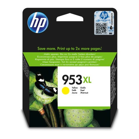 Hp - Cartuccia ink originale - 953XL - Giallo - F6U18AE - 1.600 pag