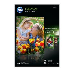 Hp - Confezione da 25 Fogli Carta originale fotografica lucida Hp Everyday - per inkjet - A4 - 210 x 297 mm - Q5451A