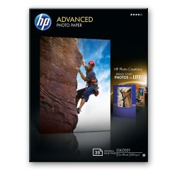 HP Advanced Photo Paper, Glossy, 250 g/m2, 13 x 18 cm (127 x 178 mm), 25 sheets