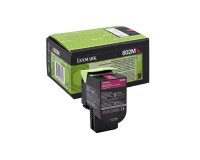 Lexmark - Toner - Magenta - 80C20M0 - return program - 1.000 pag