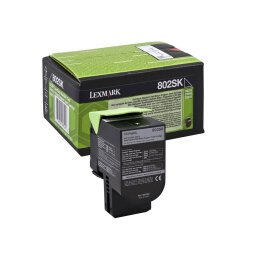 Lexmark 802SK - black - original - toner cartridge - LCCP, LRP