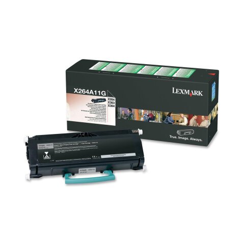 Lexmark - Toner - Nero - X264A11G - return program - 3.500 pag