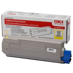 OKI - yellow - original - toner cartridge