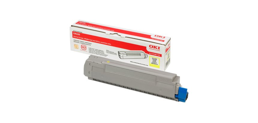 Oki - Toner - Giallo - C8600 - 43487709 - 6.000 pag