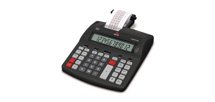 Olivetti - Calcolatrice scrivente - da tavolo - SUMMA 303