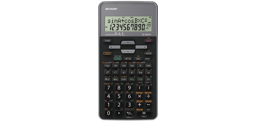 Sharp - Calcolatrice scientifica - Grigio - EL531THBGY