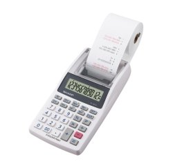 Calcolatrice scrivente mini EL1611V -  191x99x42 mm - 12 cifre - Bianco - Sharp - SH-EL1611V