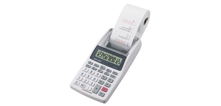Sharp EL-1611V calculator Desktop Financial Grey, White