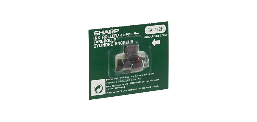 Sharp - Tampone inchiostrato - Nero/Rosso - EA772R