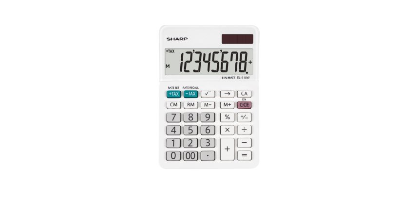 Sharp - Calcolatrice da tavolo - EL310WB