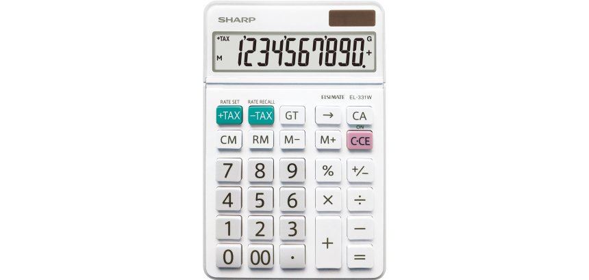 Sharp - Calcolatrice da tavolo - EL331WB
