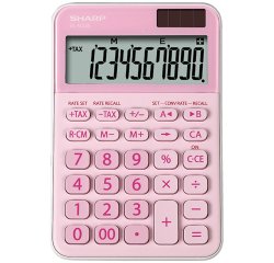 Sharp - Calcolatrice da tavolo EL M335 - 10 cifre - rosa - ELM335 BPK