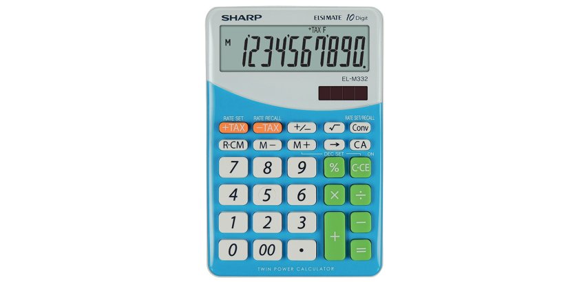 Sharp EL M332 BBL - BLU calculator Desktop Financial Blue