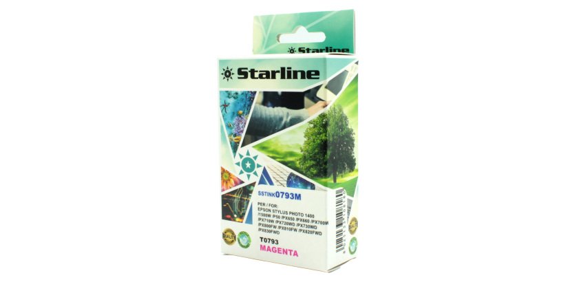 Starline - Cartuccia ink - per Epson - Magenta - C13T07934010 - T0793 - 13,8ml