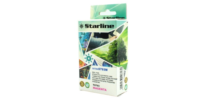 Starline - Cartuccia ink - per Epson - Magenta - C13T07934010 - T0793 - 13,8ml