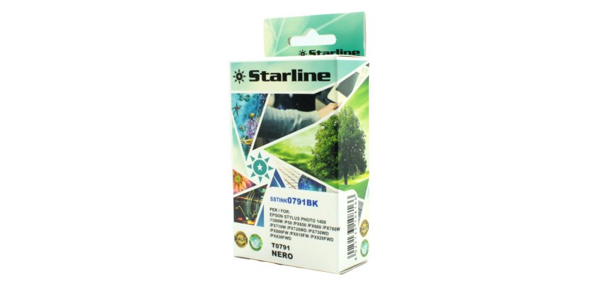Starline - Cartuccia ink - per Epson - Nero - C13T07914010 - T791 - 13,8ml