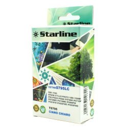 Starline - Cartuccia ink - per Epson - Ciano chiaro - C13T079540 - 13,8ml