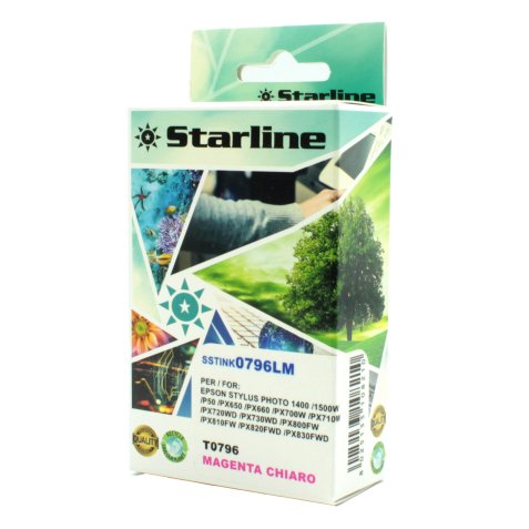 Starline - Cartuccia ink - per Epson - Magenta chiaro - T0796-13,8ml