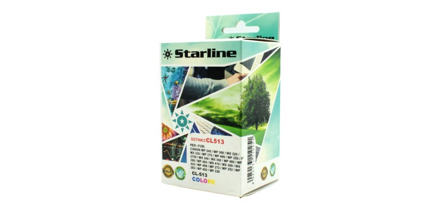 Starline - Cartuccia - ink colori per print c/Canon cl513 17ml