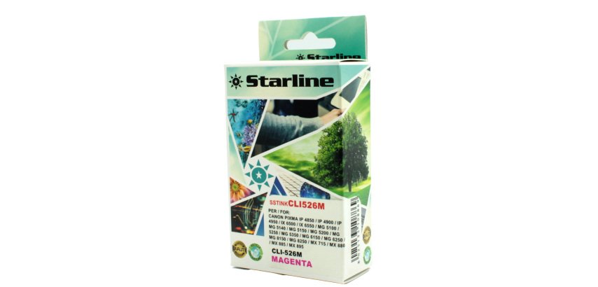 Starline - Cartuccia ink - per Canon - Magenta - CLI526 M - 9ml