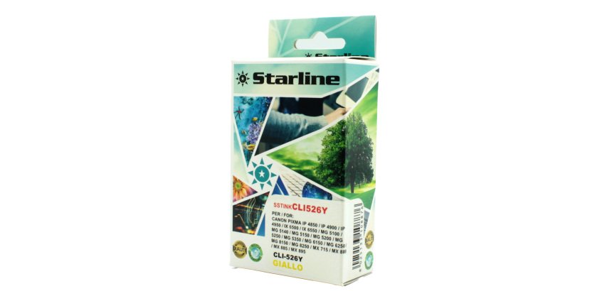 Starline - Cartuccia ink - per Canon - Giallo - CLI526 Y -  4543B001 -9ml