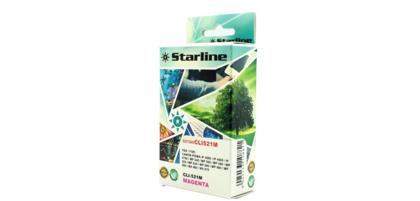 Starline - Cartuccia ink - per Canon - Magenta - CLI521 M - 9ml