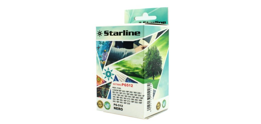 Starline - Cartuccia - ink Nero per print c/Canon pg 512  -  2969B001 - 17ml