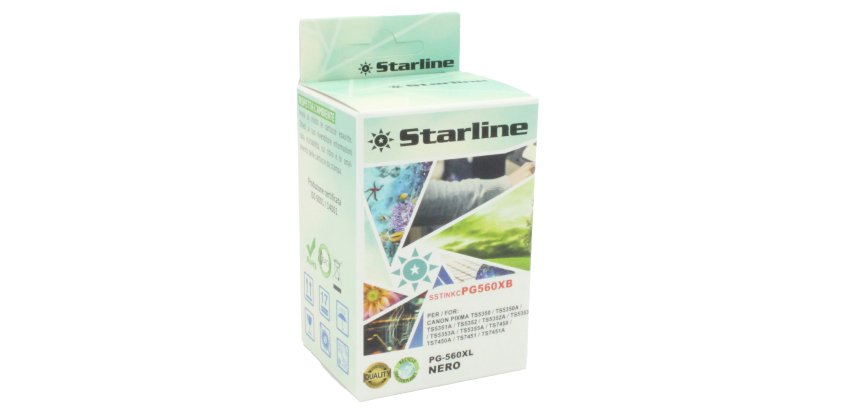 Starline - Cartuccia compatibile PG-560XL - Nero - JRCA560XLB  -  350 pag