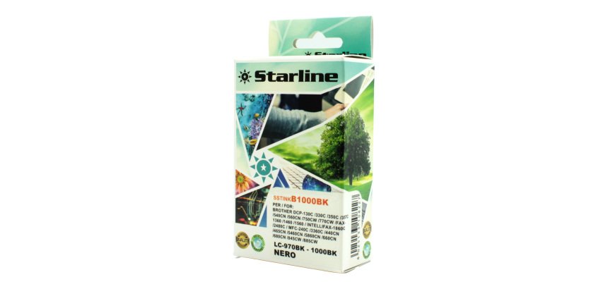 Starline - Cartuccia ink - per Brother - Nero - LC1000BK - 22,6ml