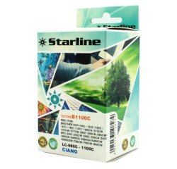 Starline - Cartuccia ink - per Brother - Ciano - LC980C - 16ml