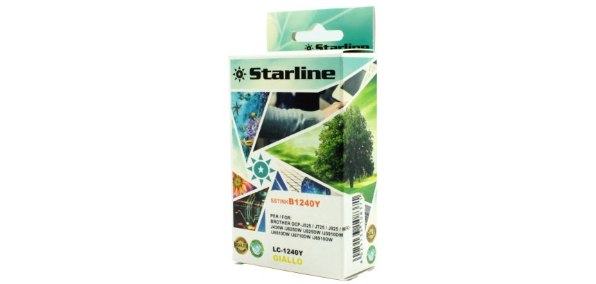 Starline - Cartuccia ink - per Brother - Giallo - LC1240Y - 12ml