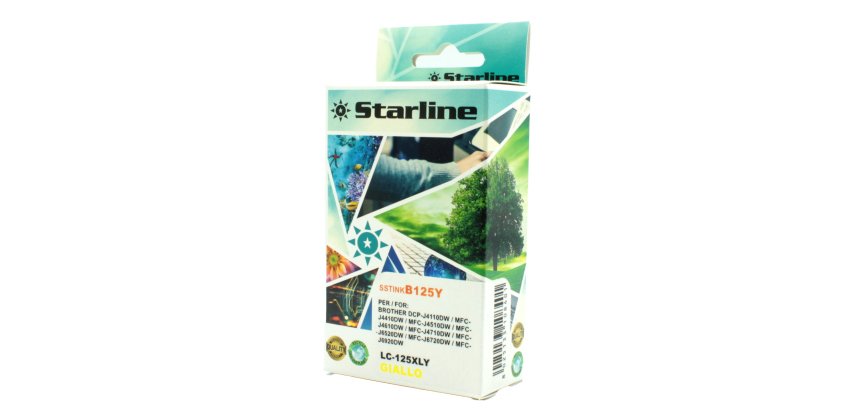 Starline - Cartuccia ink - per Brother - Giallo - LC125XLY - 16,6ml