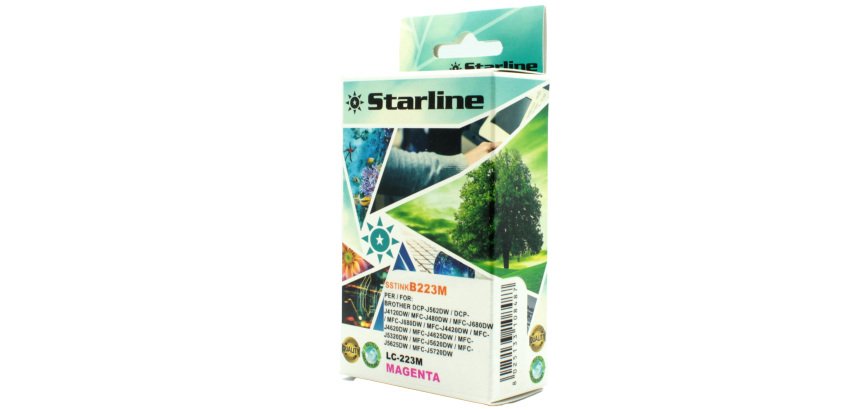 Starline - Cartuccia ink - per Brother - Magenta - LC223M - 9ml