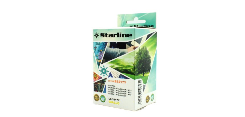 Starline - Cartuccia ink - per Brother - Giallo - LC3217Y - 9ml