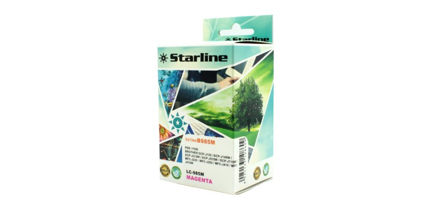 Starline - Cartuccia ink - per Brother - Magenta - LC985M - 15ml