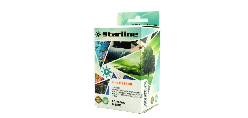 Starline - Cartuccia ink - per Brother - Nero - LC985BK - 15ml