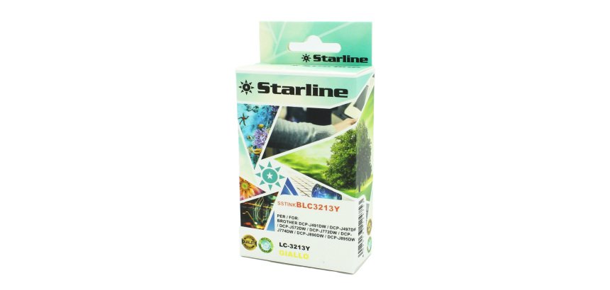 Starline - Cartuccia Ink per print C/BROTHER LC-3213Y - Giallo