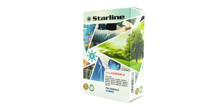 Starline - Cartuccia ink - per Canon - Ciano - PGI-2500XLC -  21 ml